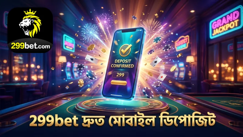 299bet ডিপোজিট পদ্ধতির দ্রুততা মোবাইলের জন্য অপ্টিমাইজড।