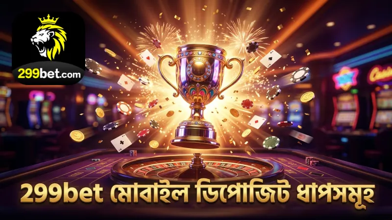 মোবাইল থেকে সহজে 299bet ডিপোজিট করার ধাপগুলি।
