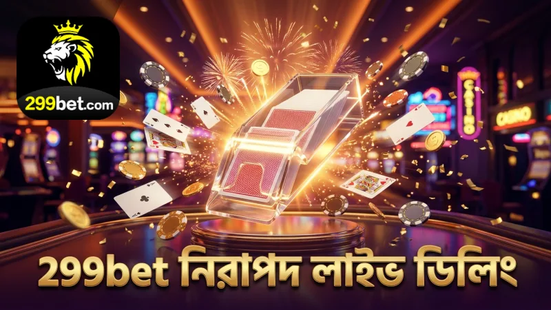 লাইভ টেবিলে স্বচ্ছ কার্ড ডিলিং নিশ্চিত করে 299bet নিরাপত্তা বজায় রাখে
