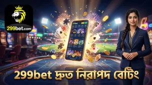299bet প্ল্যাটফর্মে দ্রুত এবং নিরাপদ বেটিং সুবিধা
