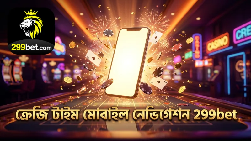 ক্রেজি টাইম মোবাইল ইন্টারফেসে সহজ নেভিগেশন নিশ্চিত করে