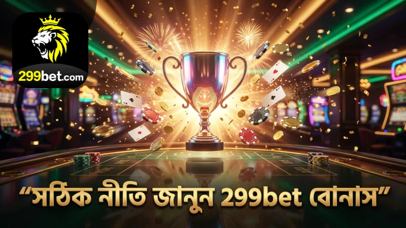 সঠিক নীতি জানলে বোনাস সুবিধা বাড়ে 299bet-এ