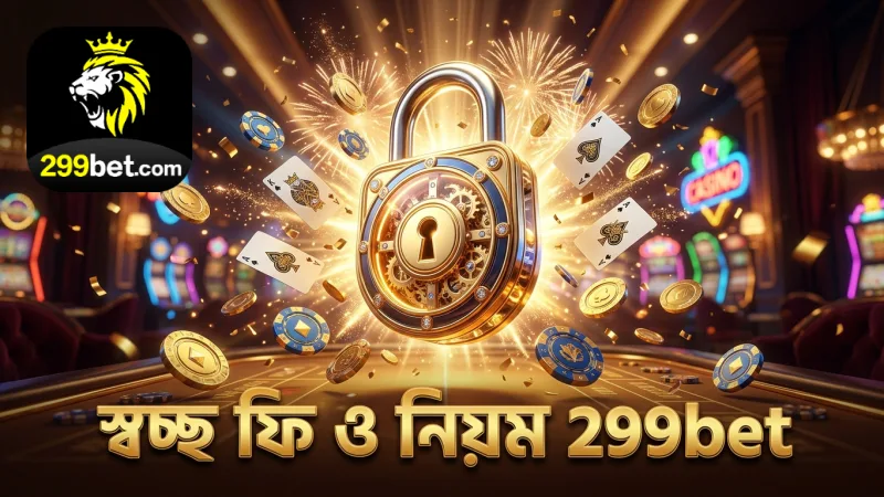 স্বচ্ছ ফি ও ওয়েজারিং নিয়ম 299bet প্ল্যাটফর্মে।