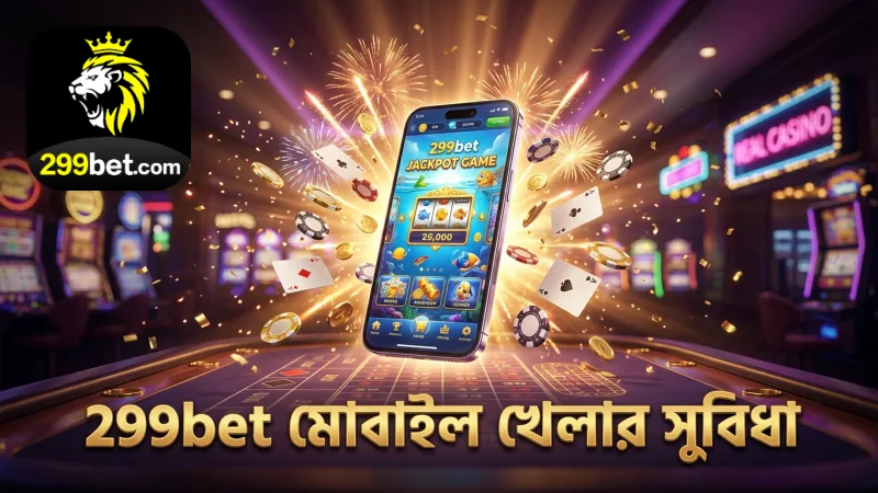 299bet অ্যাপে মোবাইল থেকে ঝটপট খেলার সুবিধা