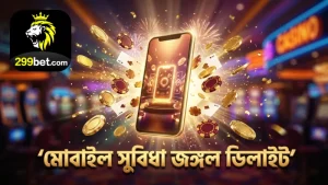মোবাইলের মাধ্যমে জঙ্গল ডিলাইট খেলার সুবিধা দ্রুত লাভ