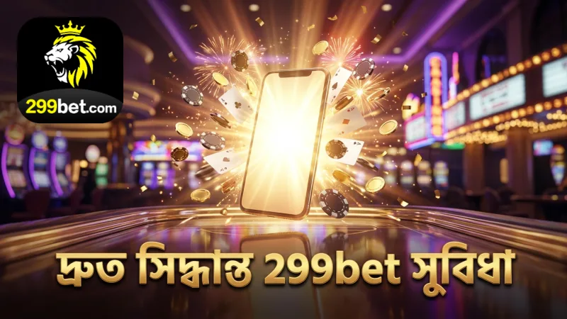 লাইভ বেটিংয়ে দ্রুত সিদ্ধান্ত নেওয়ার সুবিধা 299bet এ